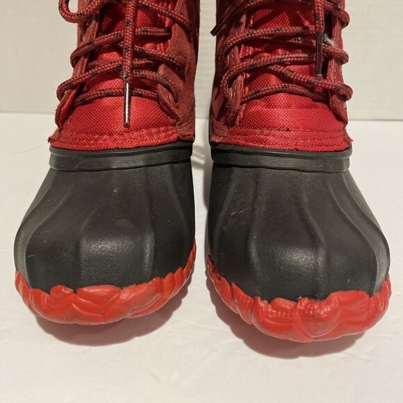 Boston Accent Winter Womens Weather Proof Boots Conway Lace Suede Lace Up 7M - Picture 5 of 12